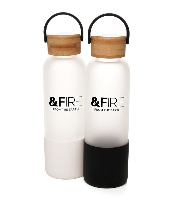 Glass Bamboo Water Bottle