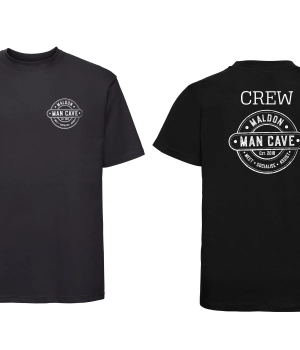 Maldon Man Cave ‘CREW’ T-shirt