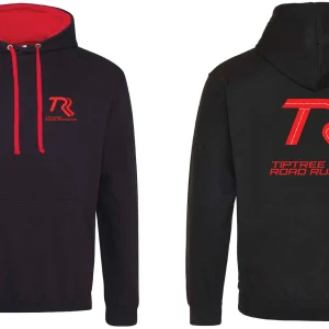Tiptree Road Runners Unisex Contrast Hoodie