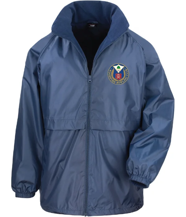 Unisex Woodford Bowling Club Microfleece Lined Coat