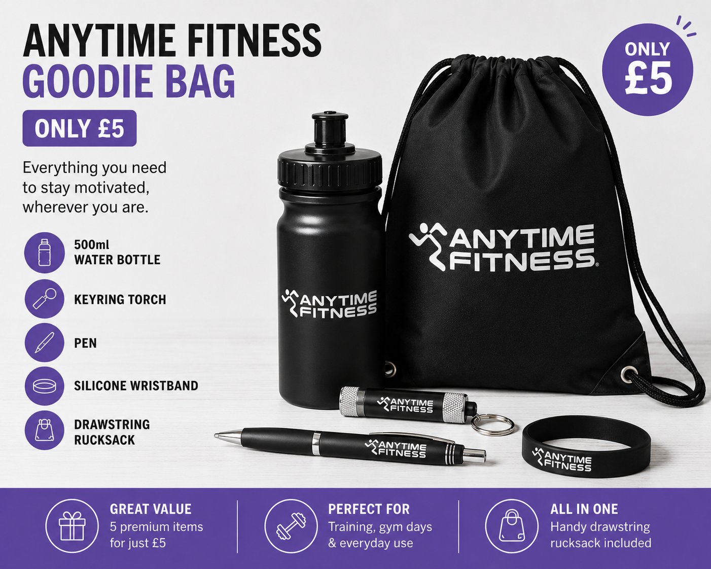 Anytime Fitness £5 Goodie Bag - Image 2