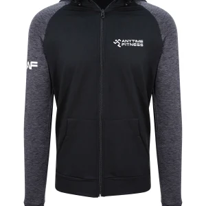 Anytime Fitness Men's Contrast Zipped Hoodie
