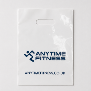 Anytime Fitness Plastic Carrier Bag Small