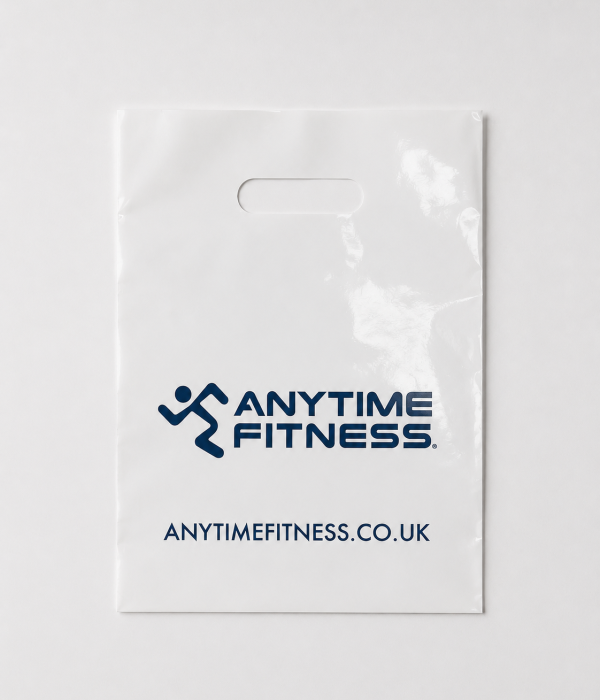 Anytime Fitness Plastic Carrier Bag Small