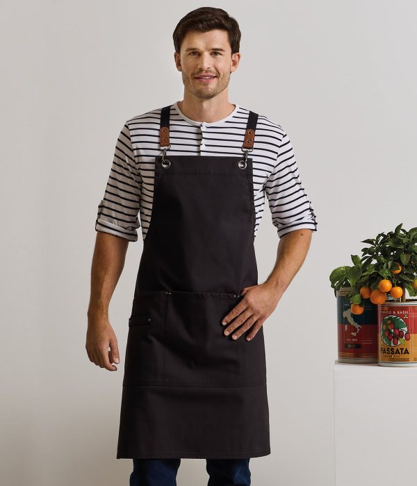 Premium Clip ‘n’ Clasp Cross-Back Bib Apron