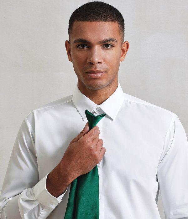 Satin Clip Tie