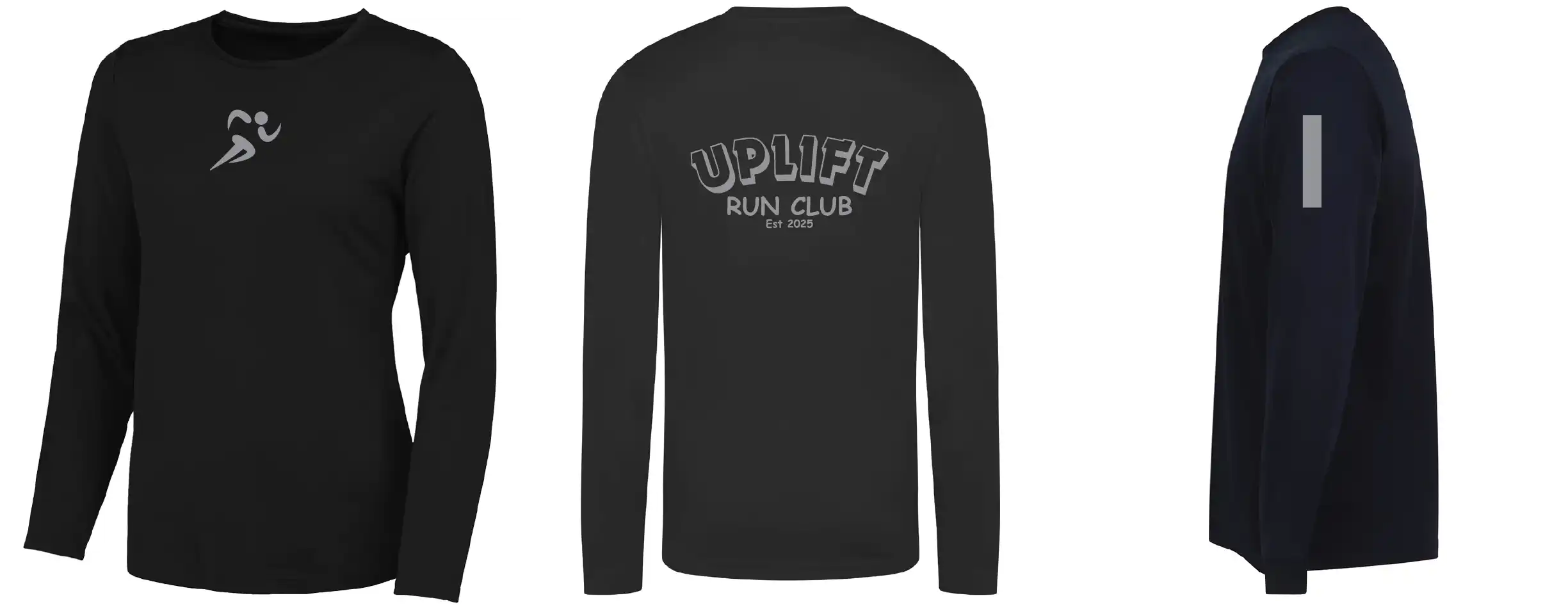 Uplift Run Club Women's Reflective Long Sleeve T-Shirt