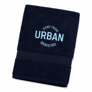 Urban Baristas Navy/Blue Towel